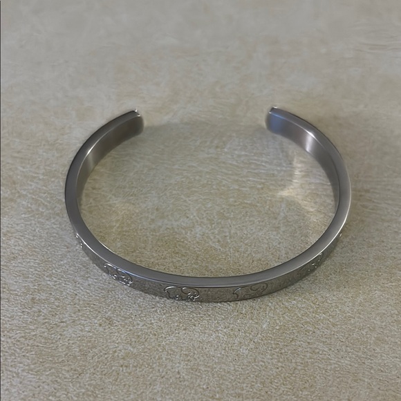 Silver Elephant Cuff Bracelet - Picture 2 of 2